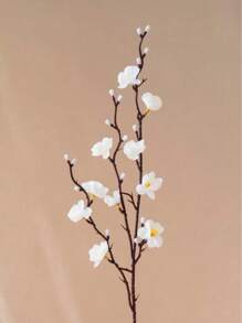 10 Artificial Plum Blossom Stems 21.7 Inch Plastic Simulation Flowers Suitable For Home Hotel Office Wedding Party Garden Decoration Festival And Seasonal Events Floral Decoration - Multicolor - View 7