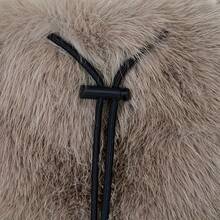 1 件女士背包，毛绒元素小背包，轻便休闲背包 - 彩色 - 查看 6