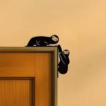 Hello Young 1 件“创意剪影墙贴 - 艺术贴纸，提升门、角落和框架的时尚气息”，适用于现代家居装饰、家居装饰、房间装饰、卧室装饰、浴室装饰、防水、防锈且耐用、墙壁装饰、生日礼物、厨房