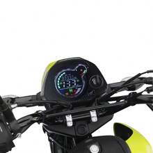 KINGMOTO Tablero, tacómetro, velocímetro digital para moto Navi110 - Negro - Ver 4