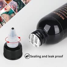 yikexuanli Black/Red Tattoo Ink, Permanent Solid Black For Outlining, Shading And Blending, Professional Grade, Vegan And Skin- Tattoo Ink