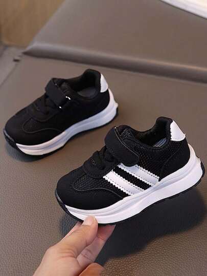 1 par de zapatos casuales para niños, nuevos zapatos de bebé para primavera/otoño con suela blanda para niños y niñas