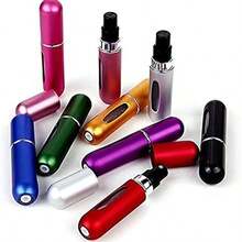 5ml Refillable Travel Perfume Atomizer Spray Bottle, Portable Bottom Filling Perfume Bottle - 亮黑色 - 查看 2