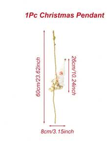 1 Stück Weihnachtsmann Christbaumschmuck, Weihnachtsanhänger mit Schnur, Kletterseil, Fröhliche Weihnachten Dekoration, Weihnachtsbaum Deko, Heimdekoration, Weihnachtsdekoration