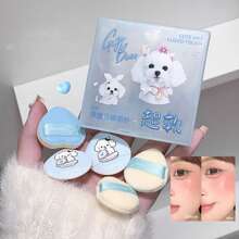 一套5个Gege Bear柔软云朵般柔软的化妆海绵，亲肤舒适，易于上妆，不吸油，柔软易用，化妆工具，价格实惠，可用于房间装饰、梳妆台、旅行、卧室等场合，是化妆配件的理想之选。产品包括粉扑、美妆蛋、散粉扑、化妆海绵等，价格实惠，适合作为圣诞礼物或圣诞小礼物。 - 彩色 - 查看 5