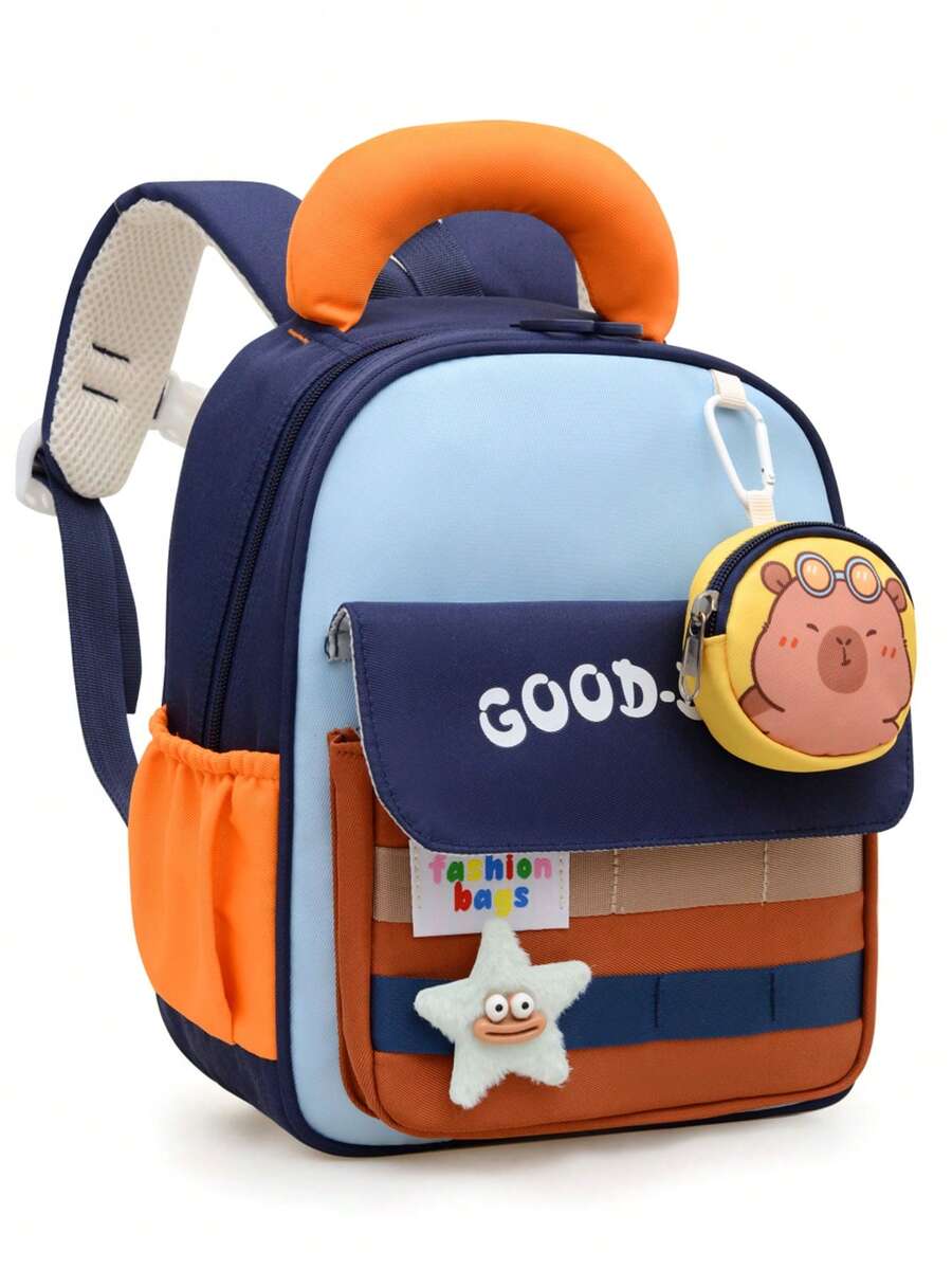 New Kappibara Backpack, Unisex, Lightweight & Comfortable, Suitable For Casual Travel And School Use