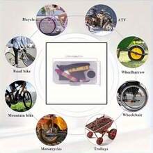 Ein erstklassiger Fahrrad-Reifenreparatur-Set: Ausgestattet mit strapazierfähigen vulkanisierten Flicken und Metallschleifscheiben kann er Reifenpannen schnell reparieren und ist für alle Fahrräder, einschließlich Motorräder, Mountainbikes, Rennräder usw. geeignet.