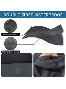 1pc/2pcs/4pcs/6pcs/30pcs Meteorite Gray Waterproof Milk Silk Coated Chair Covers, Classic Minimalist Design, Dust & Stain Resistant Stretch Chair Slipcovers, Suitable For Hotel, Restaurant, Living Room Chairs, Black, Light Gray, Khaki - Multicolor - View 10