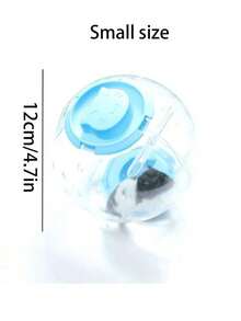 Cuib de jucărie cu minge de alergare pentru hamster, minge de alergare transparentă cu role, minge de alergare pentru hamster, potrivită pentru călătorii și transportul hamsterilor în barăci temporare pentru a împiedica pisicile să muște mingi de jucărie, cele mai bune cadouri de ziua de naștere pentru animale mici, produse pentru animale de companie, cuib de animale de companie, jucării pentru animale mici - Multicolor - Vizualizare 2