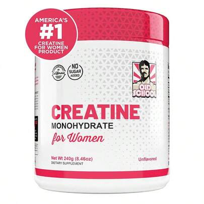 Creatine Monohydrate For Women With Collagen AndBCAA's -Fitness Supplement Powder For Muscle, HealthyHair, Skin, Nails And Recovery