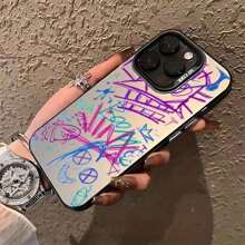 Arcanes Graffiti Jinxs Mobile Phone Case Suitable For IPhone 16, 15, 14, 13, 12, 11, Pro Max, X, XSMAX, Plus, Anti-Fall Frosted Back Shell