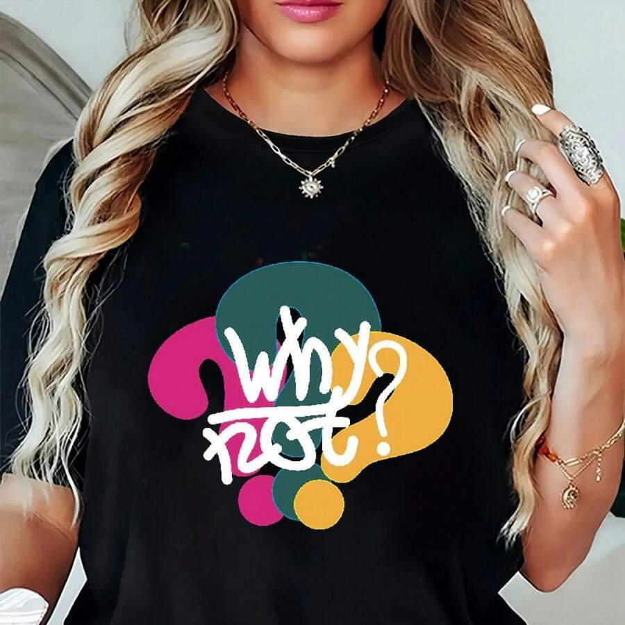 Women T-Shirts - 黑色 - 查看 1