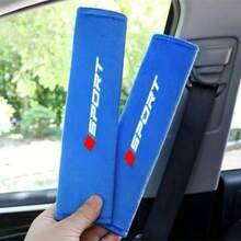 2pcs Universal Comfortable Car Seat Belt Covers - Soft & Plush - Fits All, Enhance Vehicle,Car Accessories
