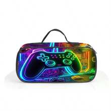 Piórnik unisex z motywami gier, wielowarstwowy nadruk, duża pojemność, podzielone przegródki, odpowiedni do nauki