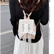 Women Fashion Backpacks - 粉色 - 查看 8