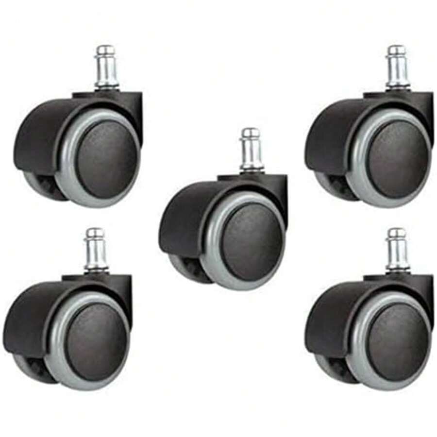 Office Chair Wheels 2-Inch 11mm Overall Standard Size
