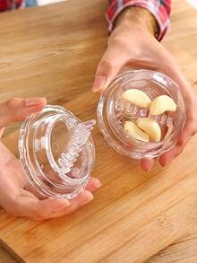 2pcs,Must-Have Kitchen Gadget: Garlic Press & Crusher Tool - Multi-Functional For Mincing, Grinding, Mashing Garlic, Easy To Clean, Time-Saving - Perfect For Home Kitchens, Restaurants, Cooking, Meal Prep - Ideal For Chefs, Home Cooks, Food Enthusiasts, Housewives - Great Gift For Christmas, Birthdays, Housewarmings,