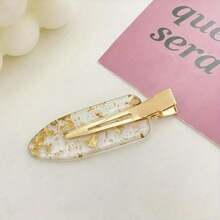 4/8pcs Gold Glitter Hair Clips Bridal Hairpins Bridesmaid Hair Accessories Elegant Hair Decorations Hair Accessories - Gold - View 5