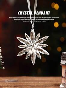 Acrylic Crystal Icicle Hanging Ornaments, Transparent Ice Pillar Christmas Tree Pendant, Winter Decor - Multicolor - View 5