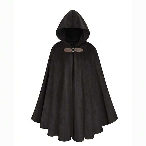 Costume de cape à capuche pour hommes, robe de pirate convenant pour les fêtes de Pâques, les costumes d'Halloween, les tenues de fête
