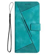 人造皮革梦幻三角形手机壳适用于 Redmi A1 A3 A4 A5 4G 9 9A 9C 10 12 13 10C 12C 13C 14C Redmi Note 13 14 Pro Plus 4G 5G 磁吸翻盖仿皮卡包手机壳防水防震防摔防刮全覆盖