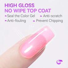 Nail Ue Gel 6 In 1 For PressOn Nail Tips Long Lasting Extension Strong Hold BrushOn UV Adhesive For Acrylic Tips Quick Dry LowOdor No PopOff DIY At Home Salon Art Use-0345 - 14-Nhiều màu - Xem 5