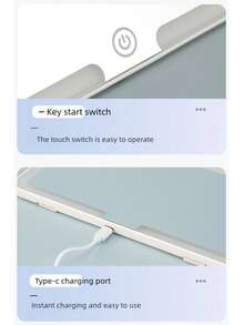 OBOVAY Car Visor LED Vanity Mirror, Rechargeable Lighted Makeup Mirror, Dimmable 3 Lighting Modes, Touch Control,Room Decor Bedroom,Travel Mirror With Light,For Cars, Trucks & SUVs - Ideal Gifts For Women,600mAh