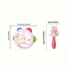 0-3 Years Old Cute Cartoon Hand Clapper, Rattle, Hand Drum Musical Instrument, Music Education, Gift, Game, Baby & Kids Musical Toy For Soothing, Hearing Development And Pre-School - Multicolor - View 8