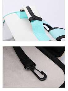 PETSIN Fashionable Breathable Cat Backpack, Oxford Cloth Multi-Function Foldable Large Capacity Outdoor Pet Carrier