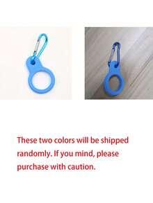 1 pieza Gancho y bucle de aluminio resistente con hebilla de goma, utilizado para asegurar botellas de agua - Perfecto para acampar y hacer senderismo, con 11 colores para elegir, el mejor regalo para entusiastas de los viajes, equipo de montañismo para colgar botellas de agua, hebilla de silicona para botellas de agua mineral, hebilla de silicona para botellas de agua de escalada (se enviarán aleatoriamente los colores de los ganchos)