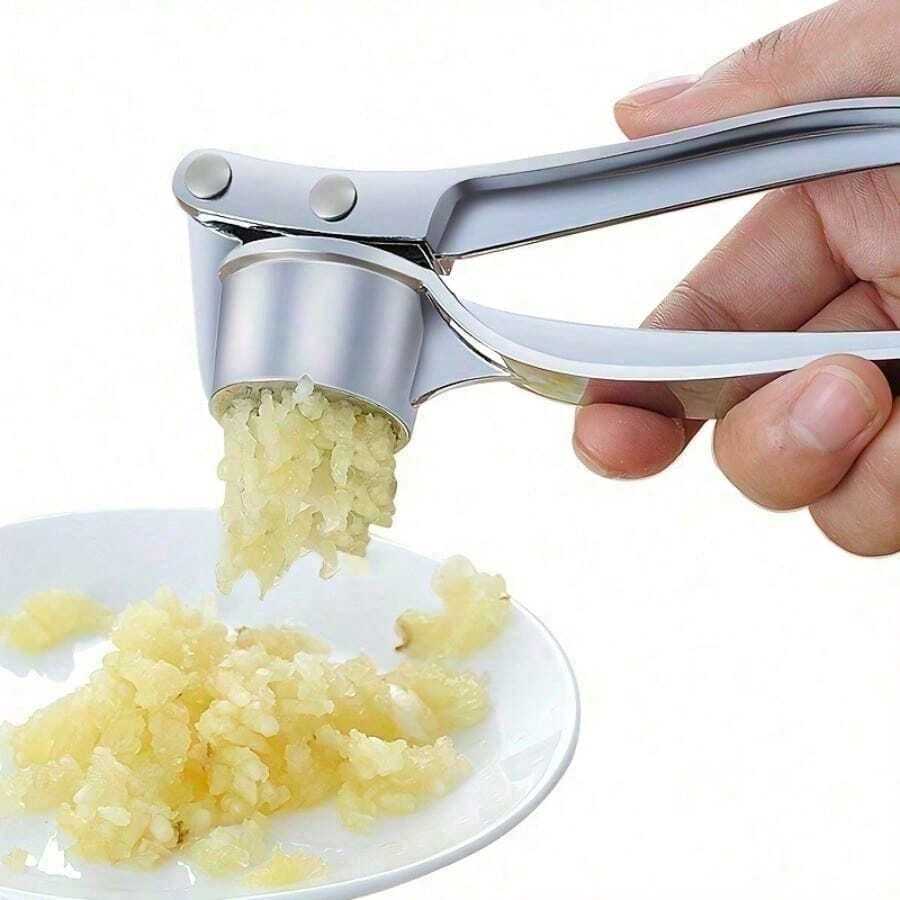 1 Piece Metal Garlic Crusher Manual Crusher Handheld Ginger Kitchen Tools Kitchen Accessories - 1 piece - View 1