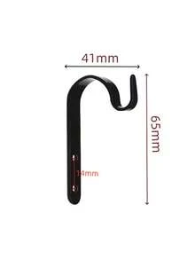 1PC J-Shaped Metal Hook For Hanging Plants, Equipped With Screws, Suitable As A Stand For Garden Decorations, Hanging Flower Pots And Shelves, Hooks For Halloween And Christmas Decorations, Indoor Home Decoration Potted Plant Hooks, Flower Basket Hooks, Can Also Be Used As A Daily Hanging Hook For Clothes, Hats, Bags, - Multicolor - View 7