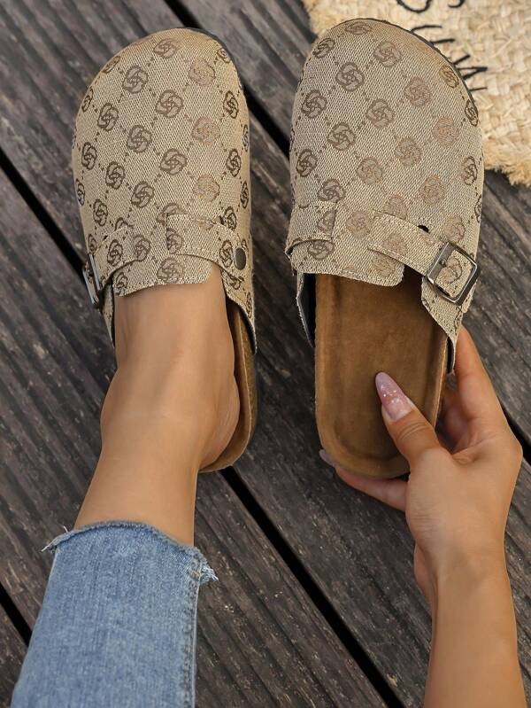 Sandalias de corcho suaves tipo chanclas para adolescentes y niñas, de unicolor y estilo casual, adecuadas para todas las estaciones