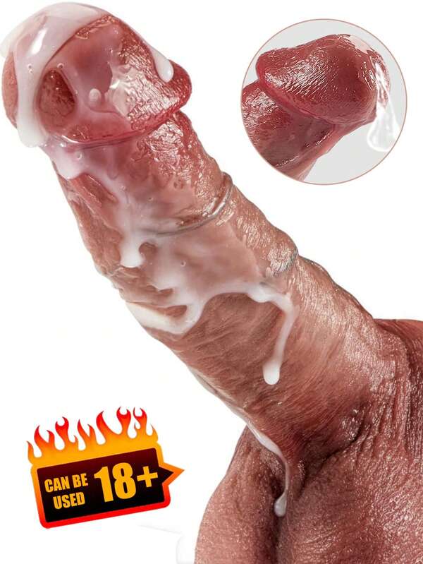 Realistische Dildos Sexspielzeuge mit breiter Eichel, dehnbar für Vagina und Anal, 8.5 Inch ultra-weiches Dual-Flüssigsilikon Dildo mit starkem Saugnapf, lebensechter Penis G-Punkt Stimulator für Frauen und Männer