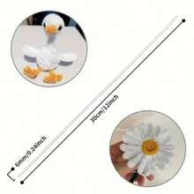 Pipe Cleaners, 100/200/300PCS White Pipe Cleaners Chenille Stems, 6mm * 11.8inch, Chenille Stems Pipe Cleaners, Pipe Cleaner Crafts, For Pipe Cleaners Craft Supplies DIY Arts & Crafts Decoration - Multicolor - View 10