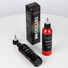 yikexuanli Black/Red Tattoo Ink, Permanent Solid Black For Outlining, Shading And Blending, Professional Grade, Vegan And Skin- Tattoo Ink