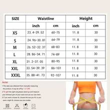 女士涤纶瑜伽塑身衣，纯色，压缩健身运动服，拉链和纽扣闭合，透气，紧致收腹 - 黑色 - 查看 5