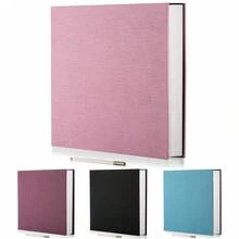 Self-Adhesive Photo Album With Pen, 40 Pages Scrapbook Album With Sticky Page, Linen Cover DIY Photo Album For 3x5, 4x6, 5X7, 6x8, And 8x10 Inch Photos, Large Photo Book For Wedding, Birthday, Christmas, Anniversary, School, Gift For Family, Friends