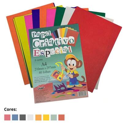 50/100 Folhas Papel Neon Criativo A4 80g Papel Fluorescente Material Escolar