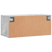 Mobiletto dA, Parete Larryhot Concrete Grey 80x36,5x35 cm in legno ingegnerizzato, bello e pratico, ideale per riporre oggetti e decorare la casa - Grigio - Visualizzare 8
