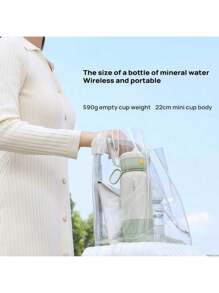 PHILIPS [Type-C Smart  Cup] AWP2770 Wireless Quick Heating Cup 4 Minutes 40℃ Precise Temperature Control 0.32L Mini Capacity Rechargeable Heating Cup For Office And Home Use Light Green - Light Green - View 4