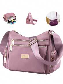 Ladies' Cross-Body Bag - A Stylish And Fashionable Multi-Layered Casual Women's Bag With A Single Shoulder Strap.