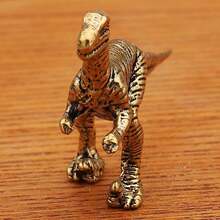 Christmas Gift, 8pcs Jurassic Brass Dinosaur Ornaments, Mini Retro Bronze Dinosaur Statues, Handcrafted Prehistoric Animal Sculptures For Home Decoration, Suitable For Living Rooms, Bedrooms And Various Spaces - Nhiều màu - Xem 9