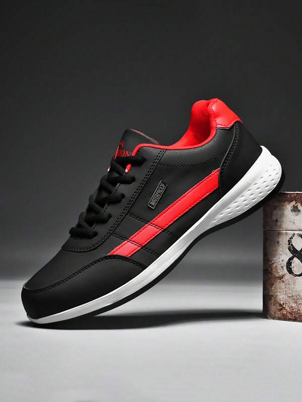 1 Pair Of Shoes Men's Sports Shoes Breathable Men's Casual Shoes Competition Shoes Fashionable Casual Shoes Men's Running Shoes