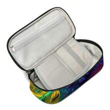 Piórnik unisex z motywami gier, wielowarstwowy nadruk, duża pojemność, podzielone przegródki, odpowiedni do nauki