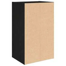 vidaXL Bücherregal Schwarz Eichen-Optik 31x24x52 cm Holzwerkstoff - Schwarz - Übersicht 6