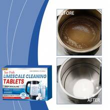Kettle Cleaning Effervescent Tablets. Convenient Soaking, No Scrubbing Required. Dissolves Scale And Keeps The Kettle Body Clean And Well Maintained.