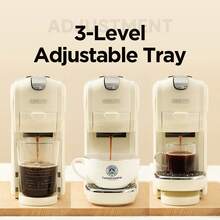 CAFELFFE Hot/Cold Coffee Maker, 20Bar Espresso Machine, 2in1 Coffee Machine For DG Capsule/Nes Original Capsules - EU F Type Plug(220-240V) - View 10