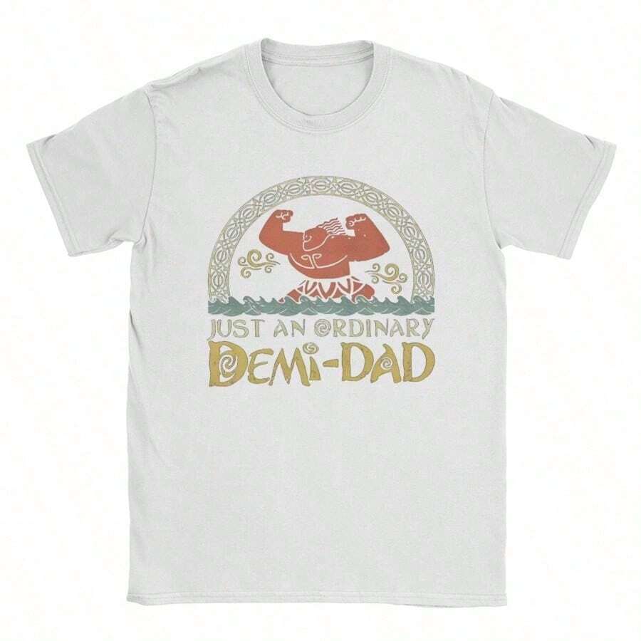Classic Vintage Funny Moanas Maui Stronge T Shirt For Men Pure Cotton Vintage T-Shirt Round Collar Just An Ordinary Demi Dad Tees Merch Gift - 白色 - 查看 1