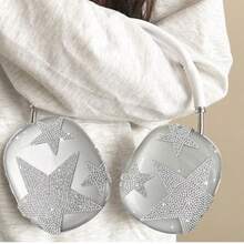 Rhinestone Star Design Protective Case For AirPods Max Headphones - Clear - View 7